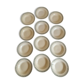Set of 12 soup plates model 1212 from the Choisy le Roi factory
