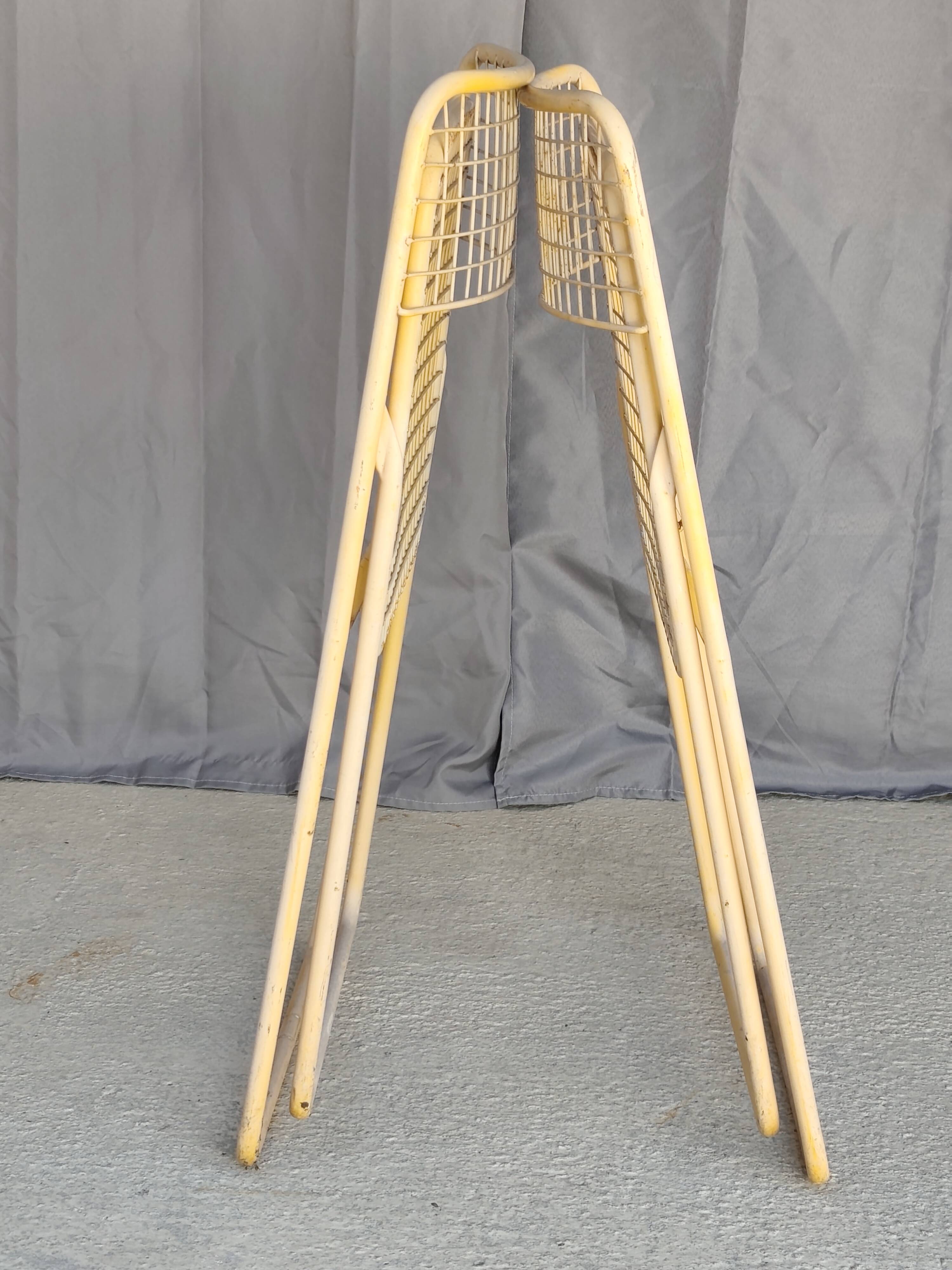 Pair of vintage folding chairs by Niels Gammelgaard
