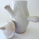 Ceramic chocolatier by the pottery of Nesmy Vendée