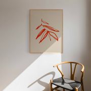 Botanical illustration giclee print, 50x70
