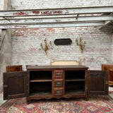 Provencal Buffet In Molded Oak Period Louis XV XVIII Eme Century