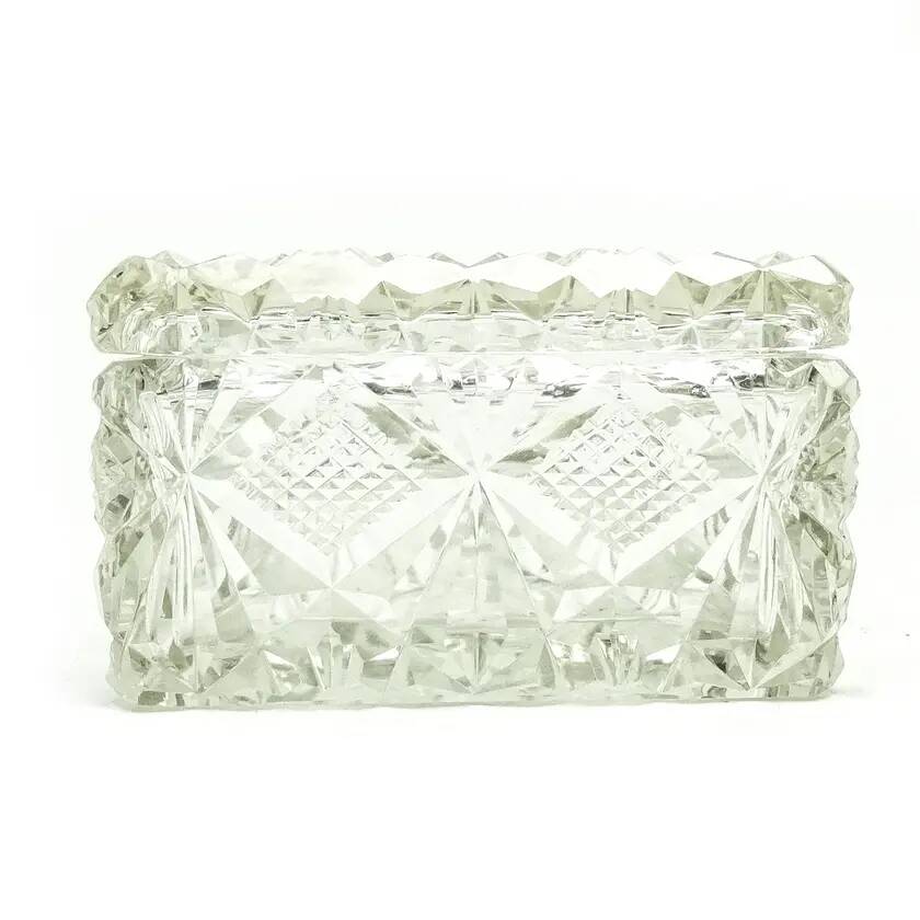 Art Deco bonbonniere, crystal, Sweden, 1930s