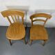 Mismatched bistro chair x2