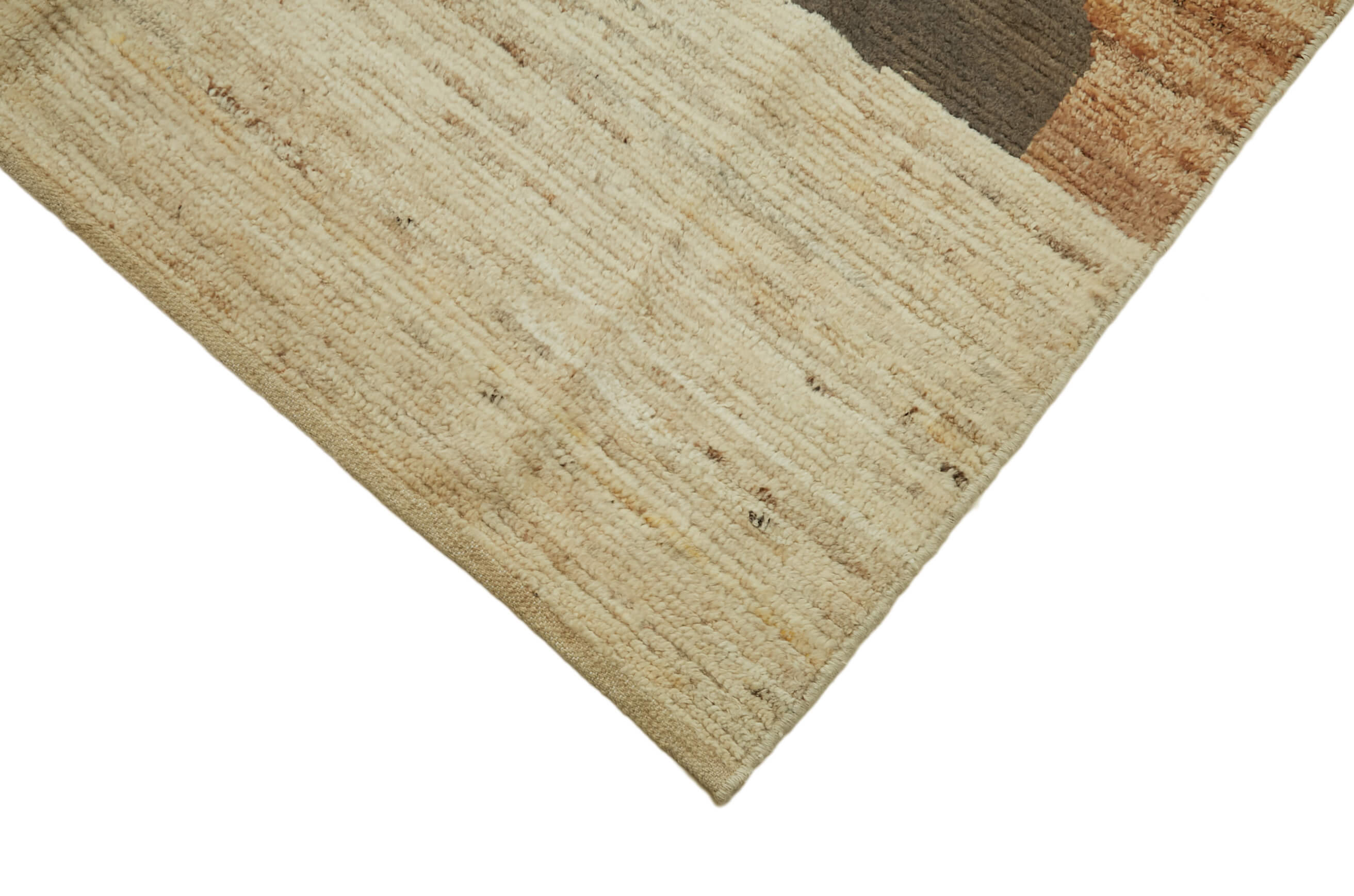 Handmade Tribal Decorative 374 cm x 523 cm Beige Wool Carpet