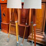 Pair of vintage lampposts