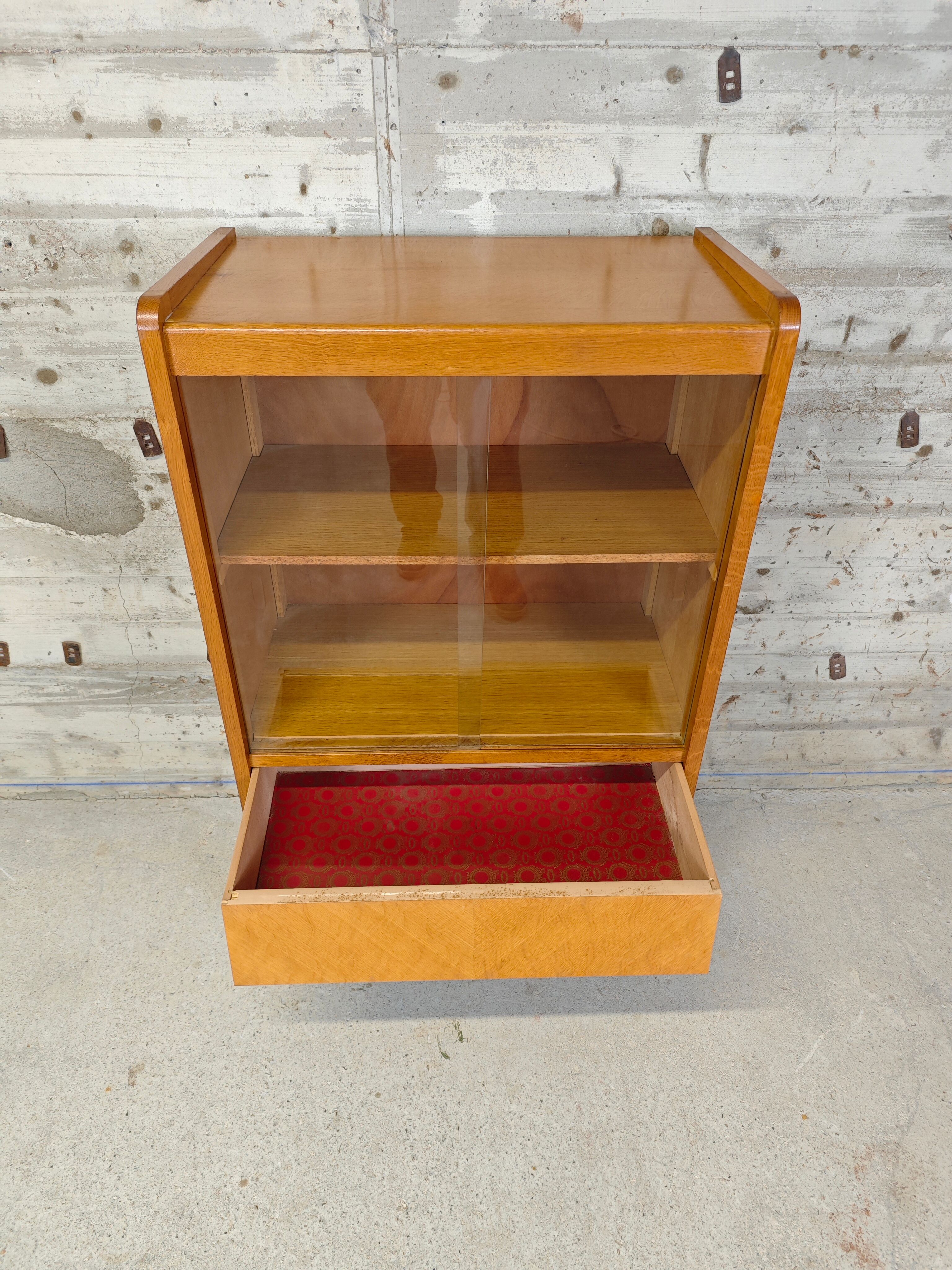 Vintage small display cabinet