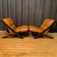Pair of armchairs by Ueli Berger, De Sede, Switzerland, 1970s.