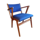 Scandinavian armchair wood and jersey