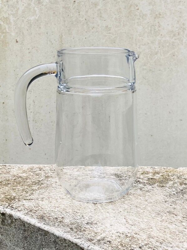 Glass pitcher 1970