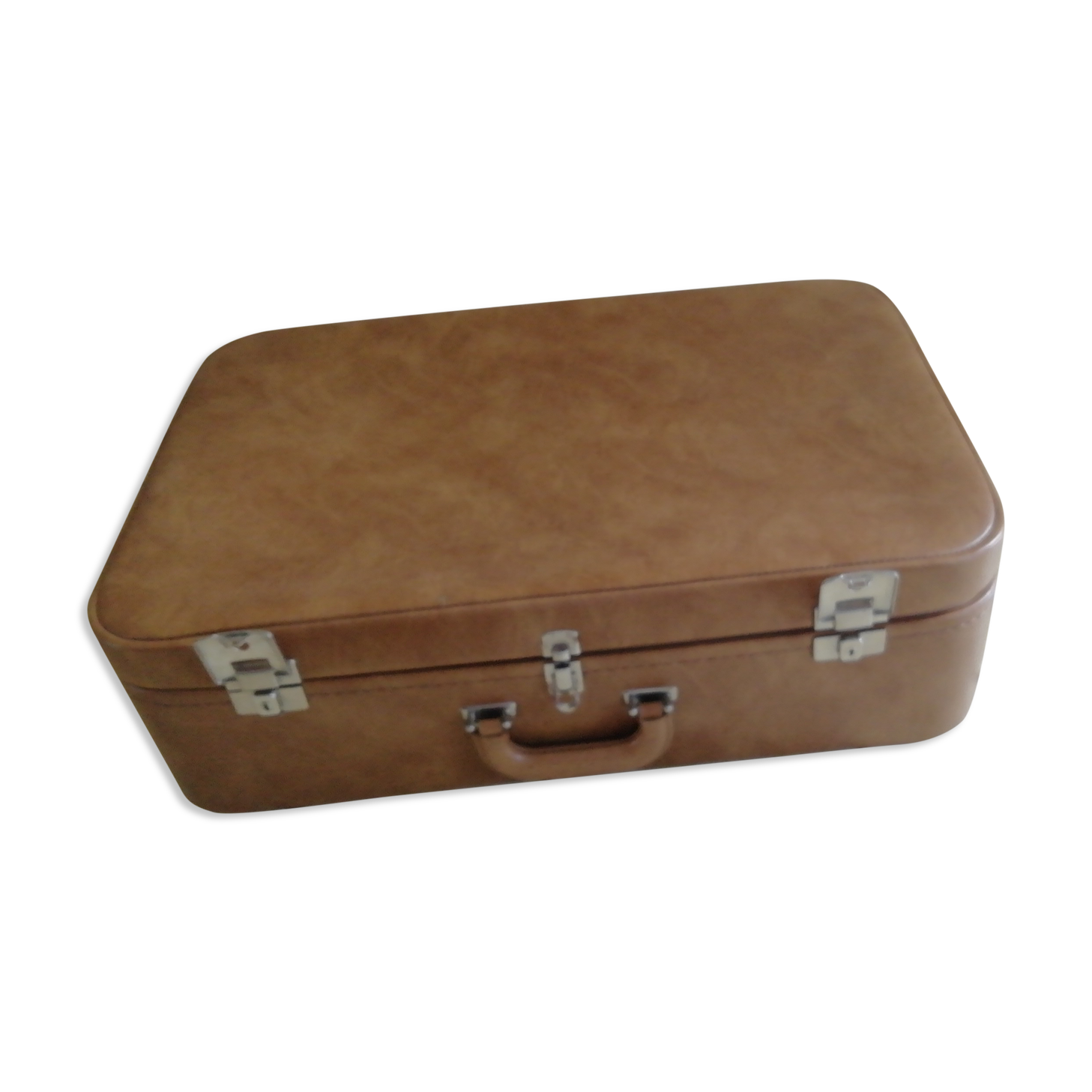 Old leather suitcase