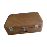 Old leather suitcase