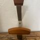Patère en bois et métal vintage