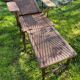 Transat chaise longue rotin
