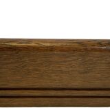 Vintage wall shell rack 1970s wood minimalist design