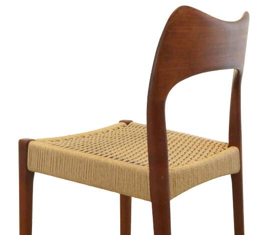 Lot de 4 chaises à manger 'Logster' - Arne Hovmand Olsen