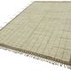Tapis tribal tissé à la main en laine beige unique en son genre, 220 cm x 306 cm