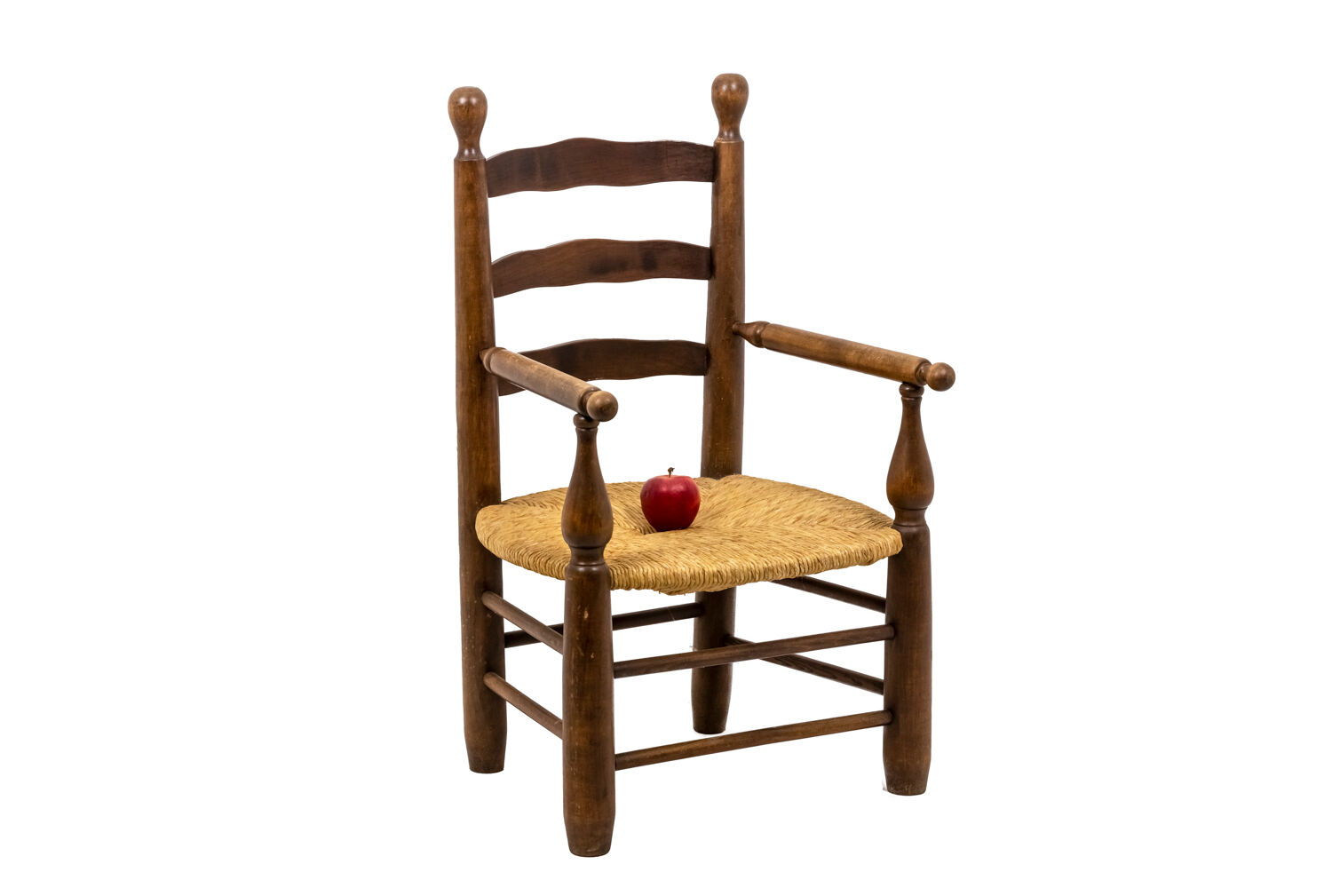 Pair of mulched armchairs made of natural beech, 1950s