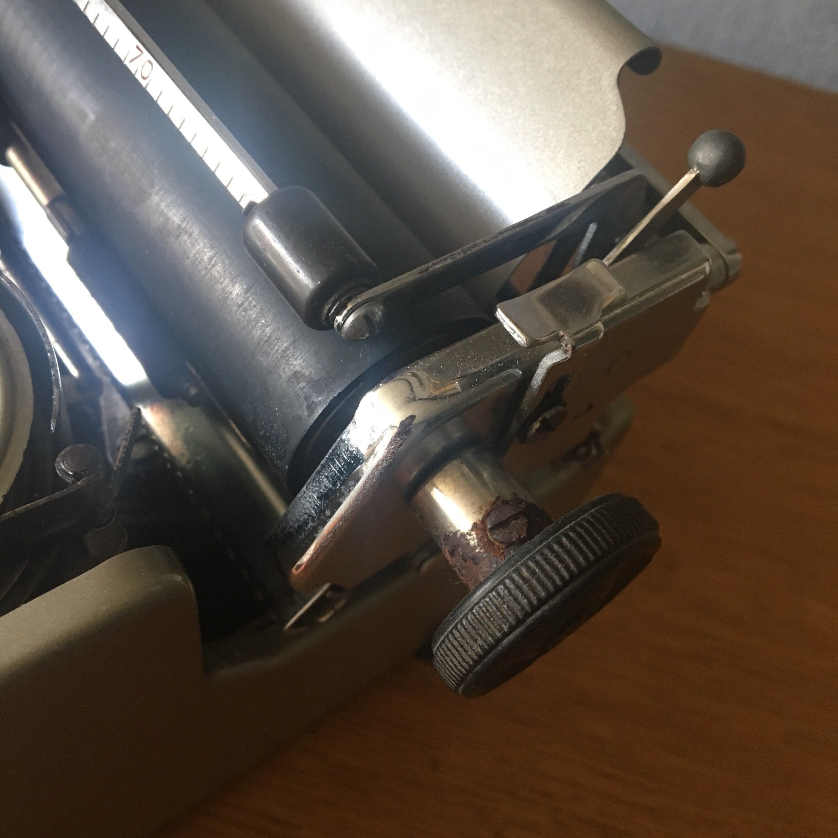 Metalized typewriter Olympia, 1940