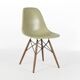 Grey Yellow Herman Miller Vintage Original Eames DSW Side Shell Chair