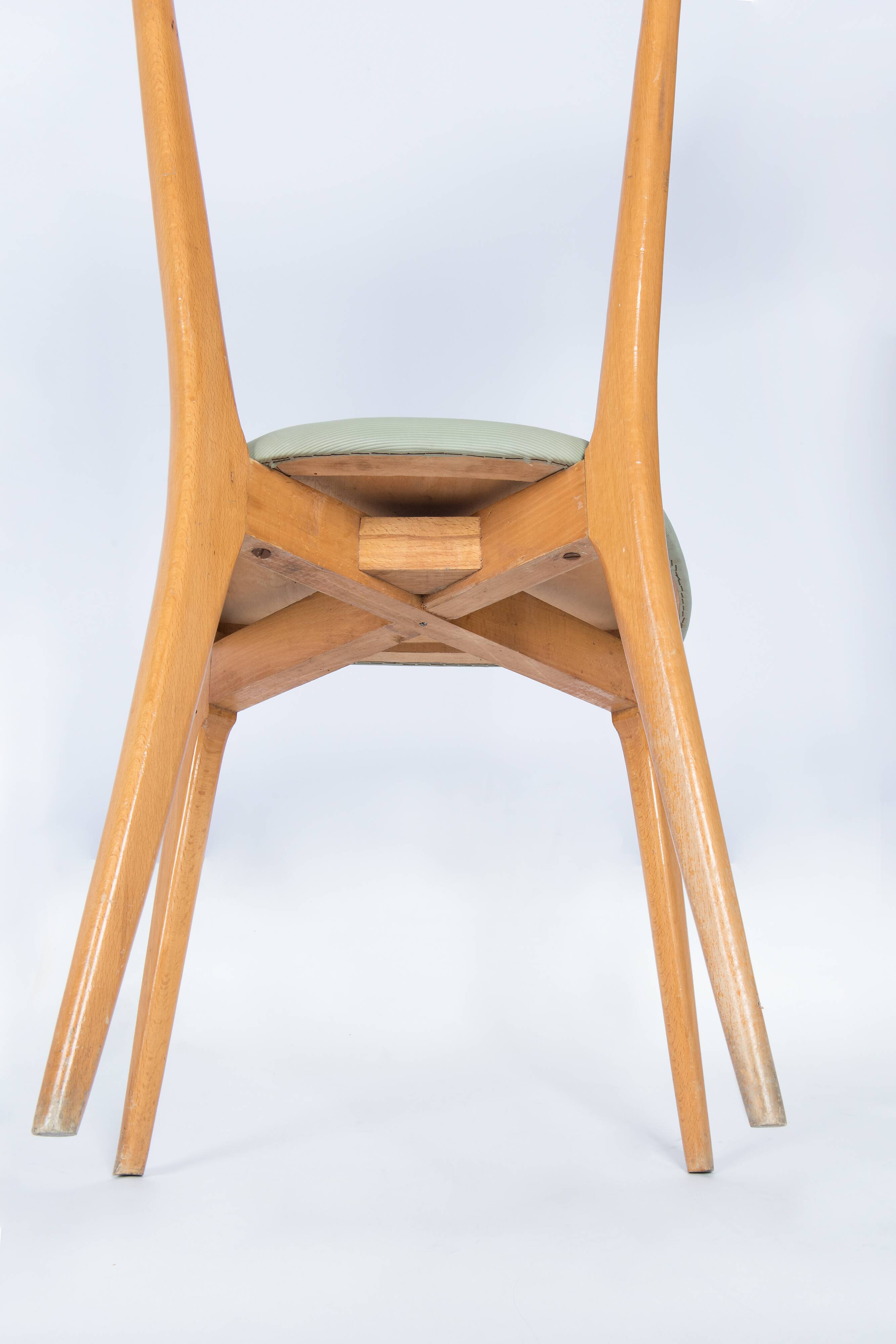 Set of six Ico Parisi chairs