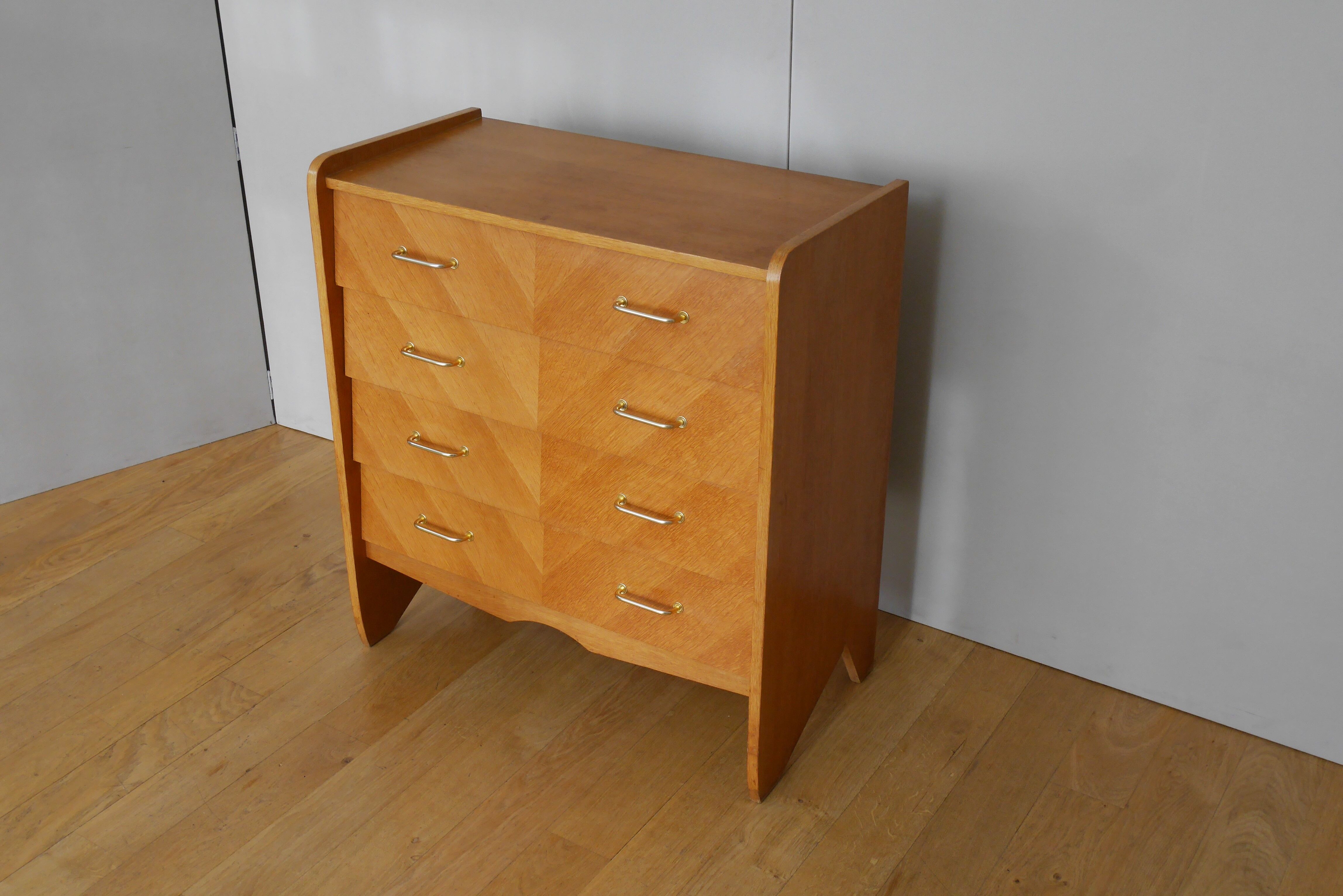 Oak Dresser 4 50s drawers