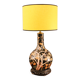 Pied de lampe fleurs de cerisier en porcelaine japonaise, années 50