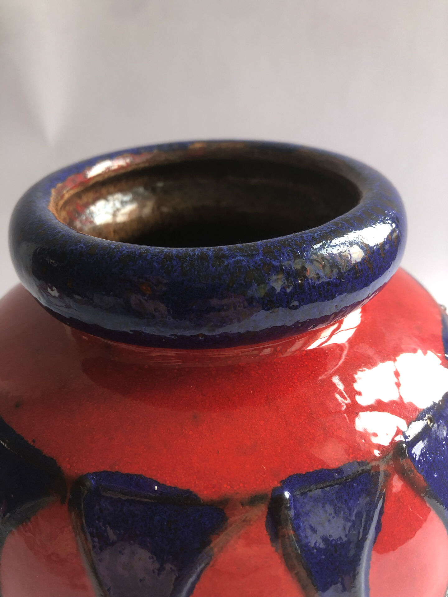 Vase en céramique allemand 1970