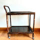 Rattan and smoked glass rolling service