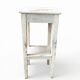 Antique patinated wooden side table