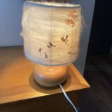 1970s wooden ball lamp