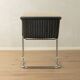 D44 cantilever chair by Tecta, 1980s, black mesh, chrome frame