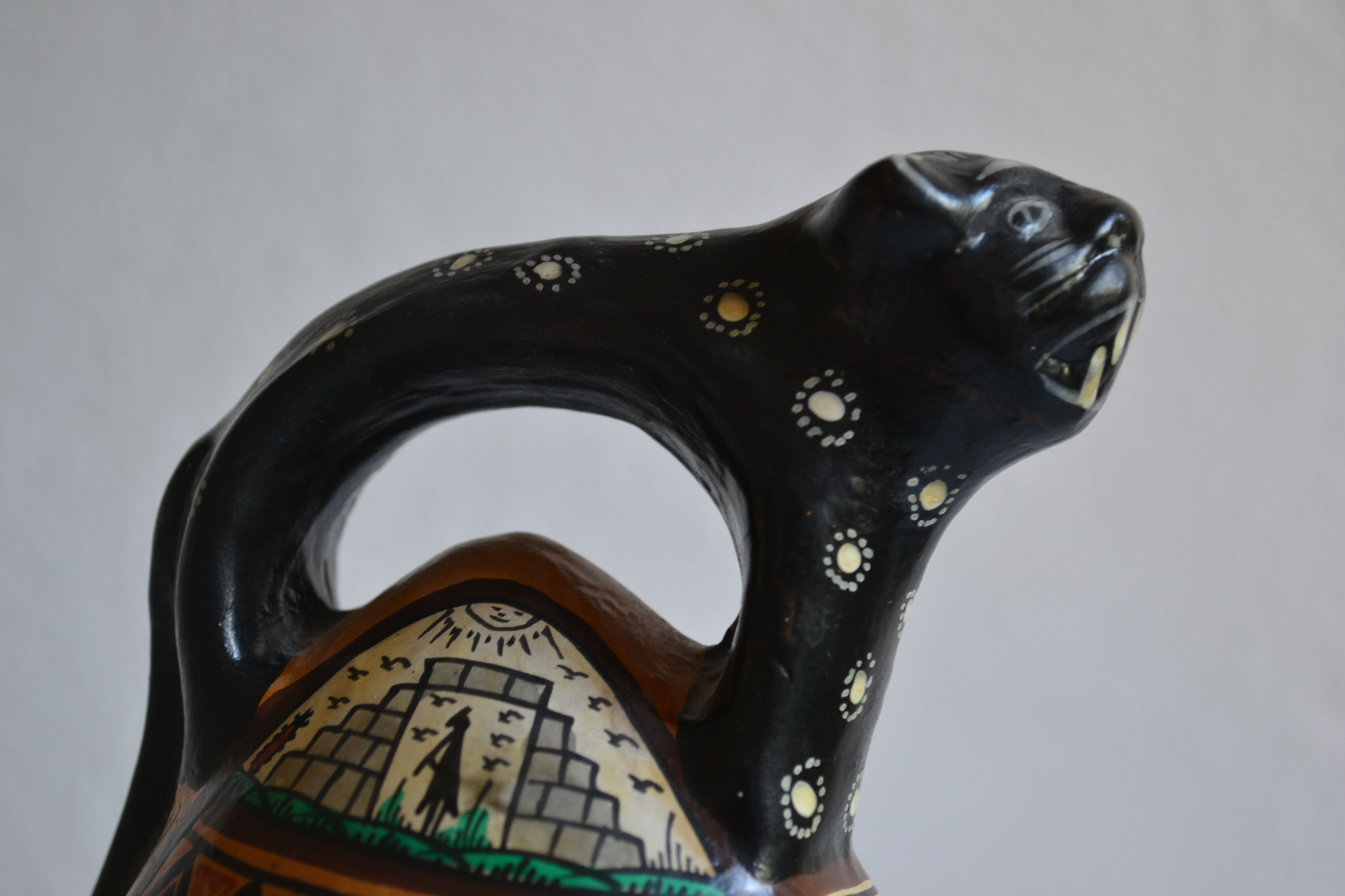 ceramic pitcher from Cusco, Peru