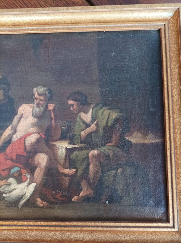 Tableau école française d'après Jean-Bernard Restout copie fin XVIIIe