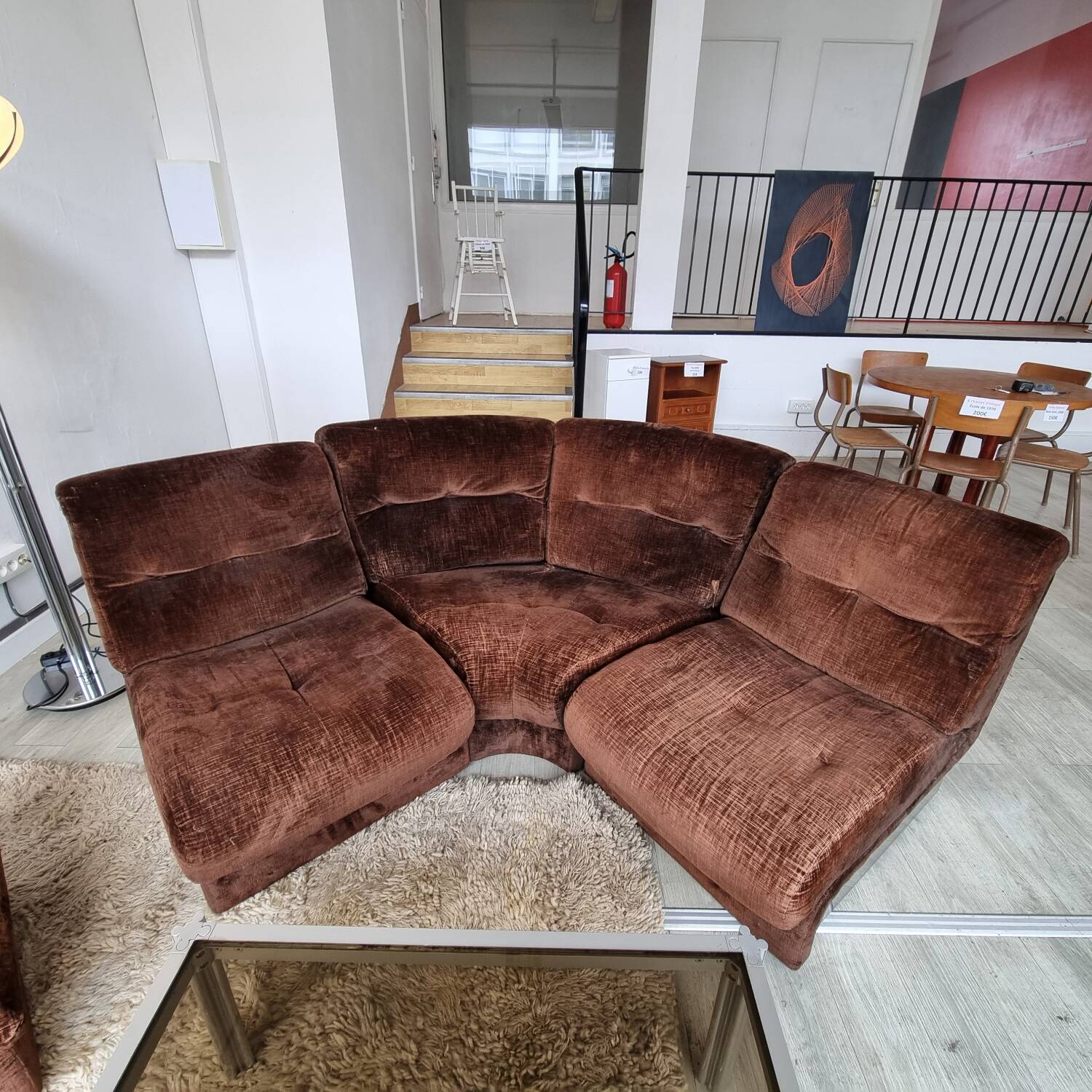 1970s Roche Bobois canapé style