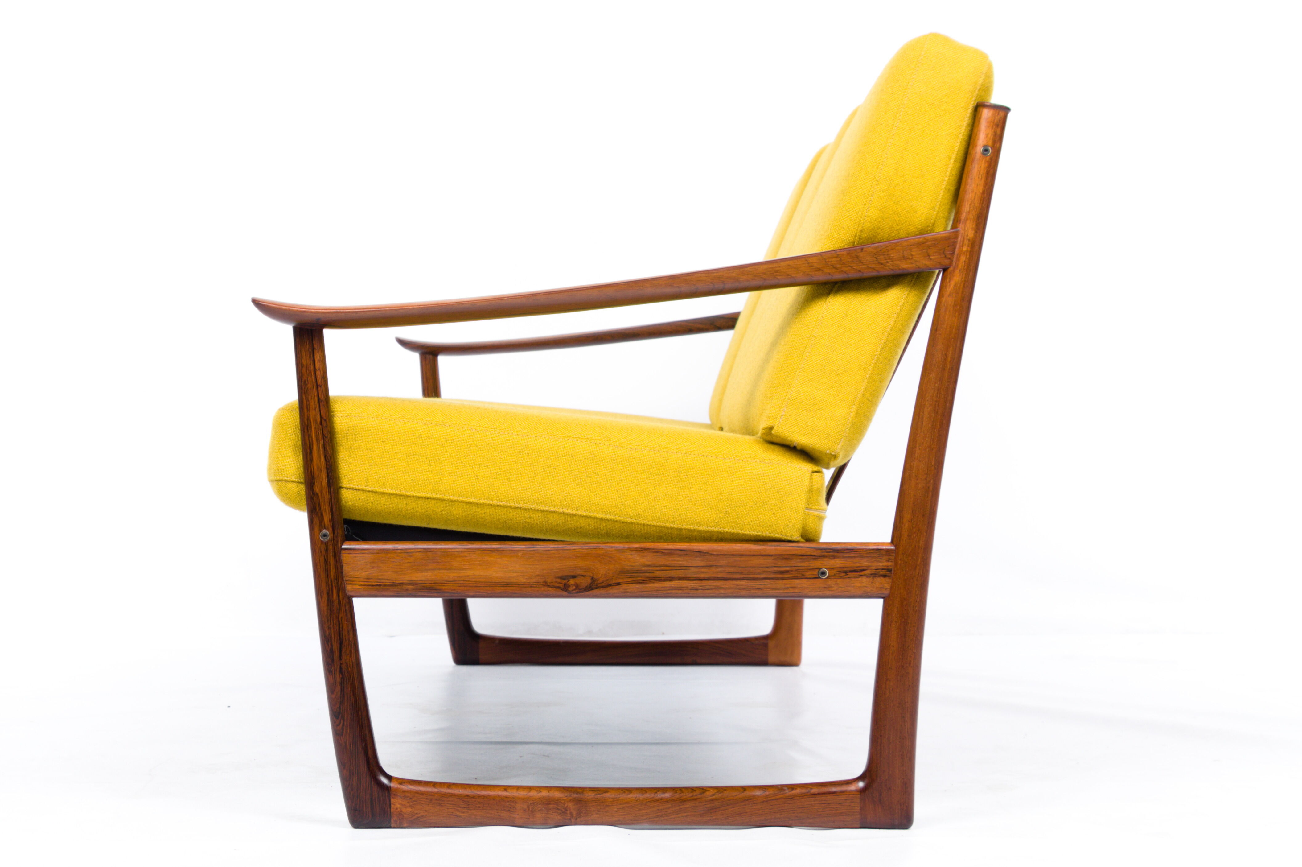 Sofa, armchairs, and table by Peter Hvidt for France & Son