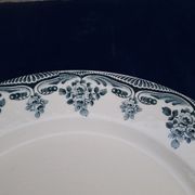 Plate in earthenware Boulenger iron earth Choisy Le Roi model Bordeaux diam 23 cm
