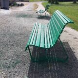 Iron and wood bench year 60s