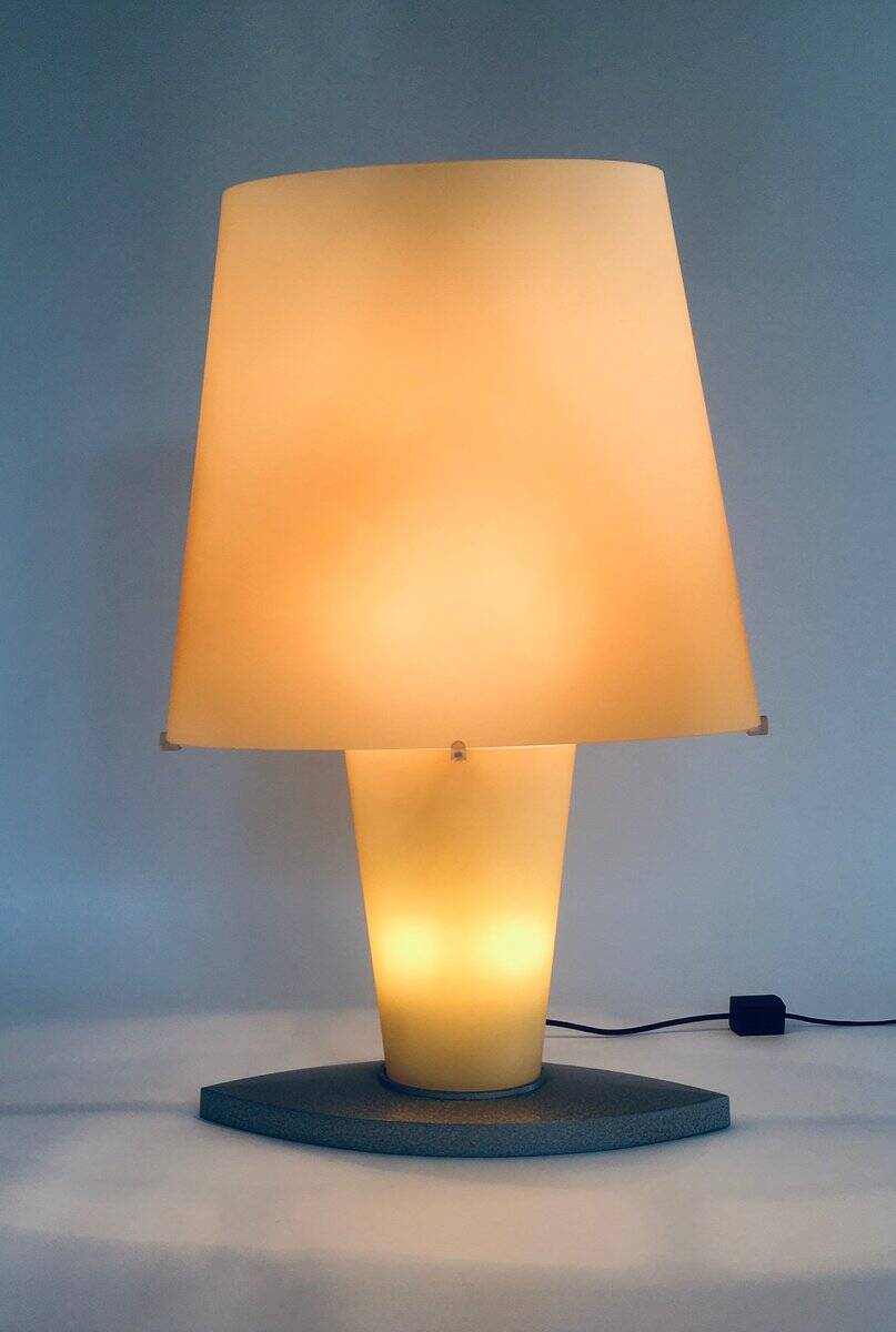 Postmodern Glass Table Lamp attributed to Daniela Puppa for Fontana Arte, 1980s