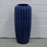 Grand vase de sol bleu allemagne de l’ouest