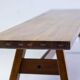 Solid walnut bench "Torbecchia" by Giovanni Michelucci, 1960s