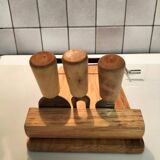 Foie gras maturing set with utensils