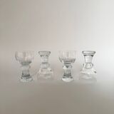 Vintage Holmegaard Per Lutken Hunter Jaeger Design Port Wine Glasses -