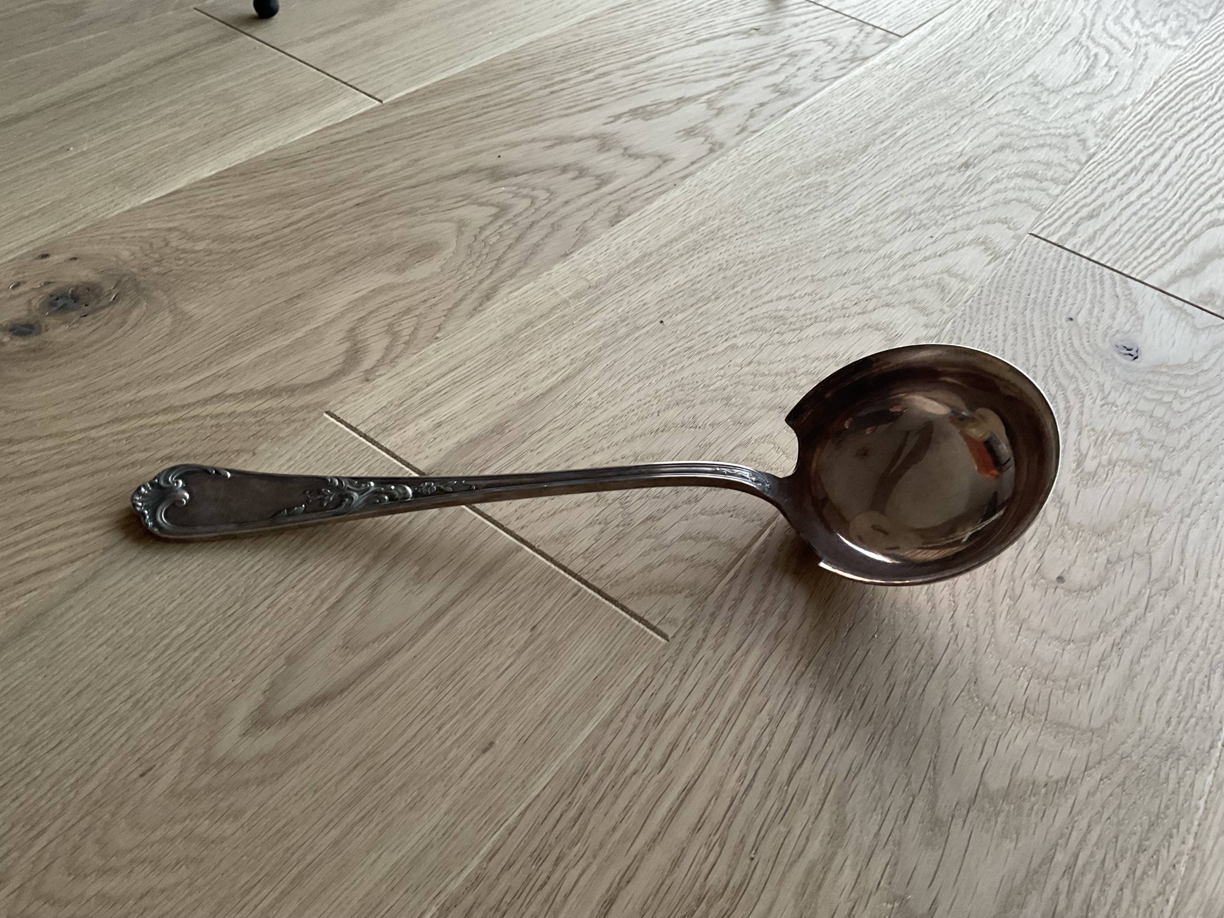 Louche à crème ERCUIS Métal argenté Model Rocaille
