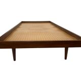 Vintage mid century daybed teak design with drawers