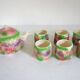 Barbotine Vintage Fruit Tea Set for 6 People