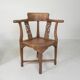 Ensemble de 2 chaises d'angle en teck, années 1980