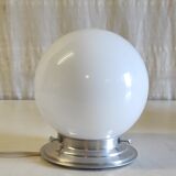 Art Deco ceiling light or wall sconce with opaline globe, diameter 15 cm - mid 20th century.