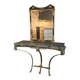 Console table and mirror set