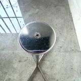 Transparent acrylic and chrome side table, 1970s design.