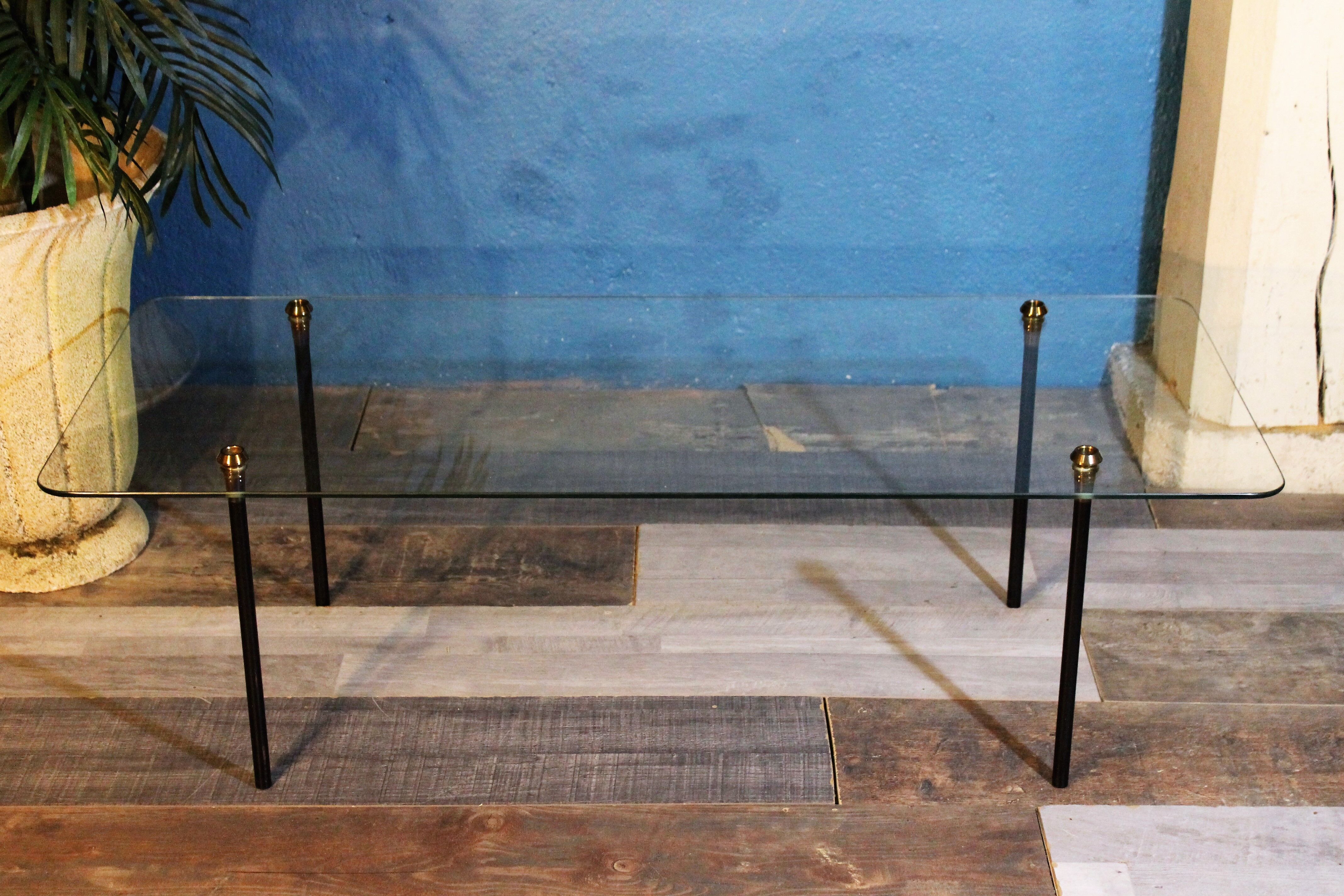 Metal coffee table - 1950s